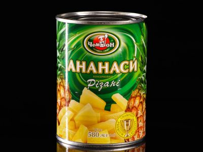 Ананаси різані ТМ "Чемпіон" 580 г
