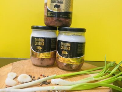 Консерва м'ясна "Свинина Тушкована" 500 г