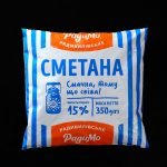 Сметана 15% плівка, 350 г