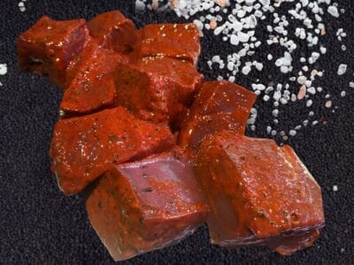 Шашлик з печінки яловичої