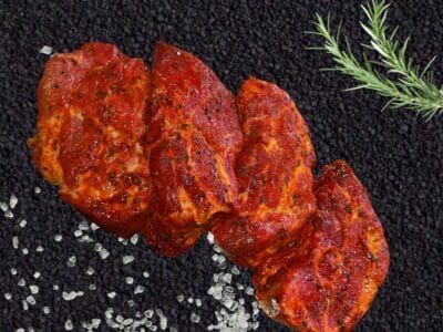 Стейк з шиї в маринаді